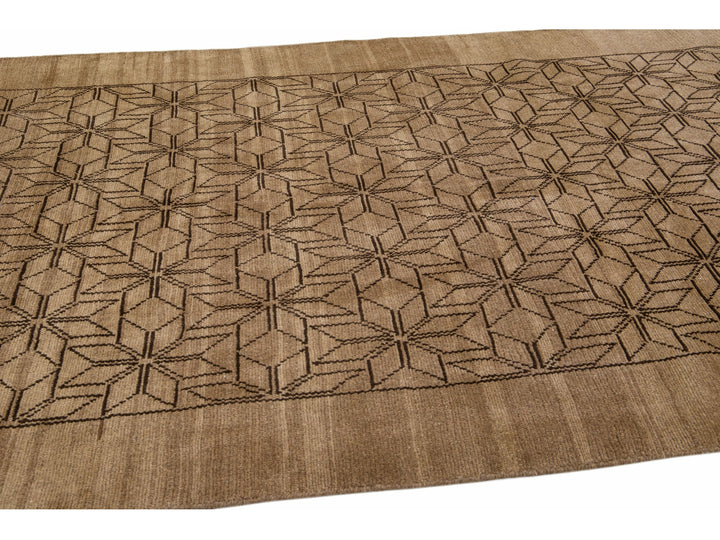 Modern Moroccan Wool Rug 7 X 10