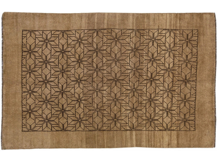 Modern Moroccan Wool Rug 7 X 10