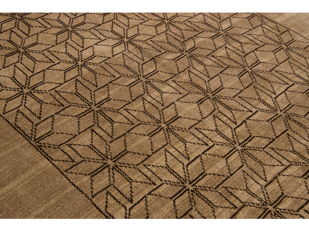 Modern Moroccan Wool Rug 7 X 10