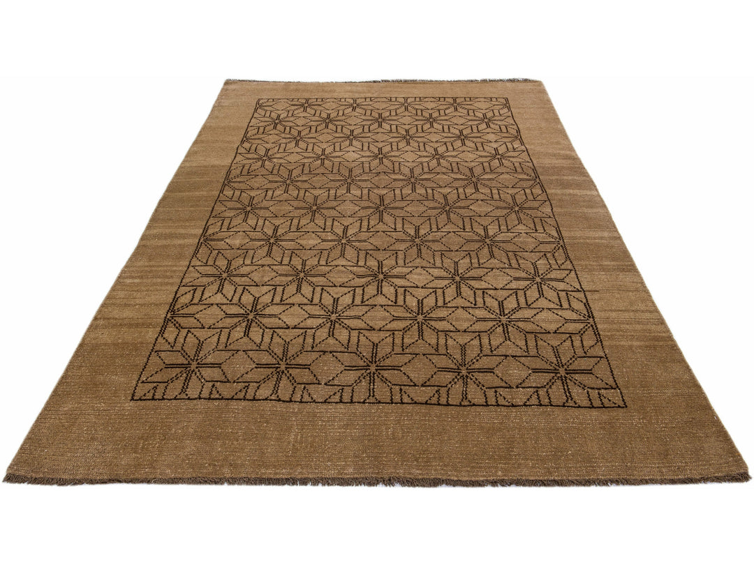 Modern Moroccan Wool Rug 7 X 10