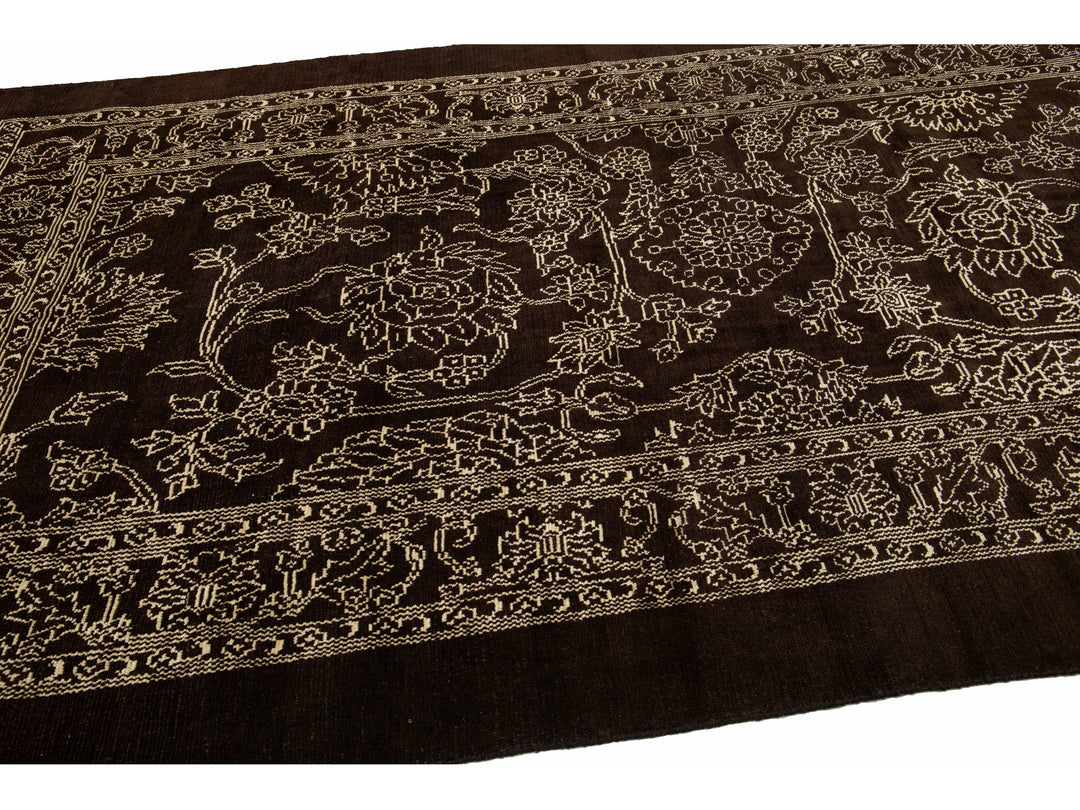 Modern Revival Wool Rug 7 X 12