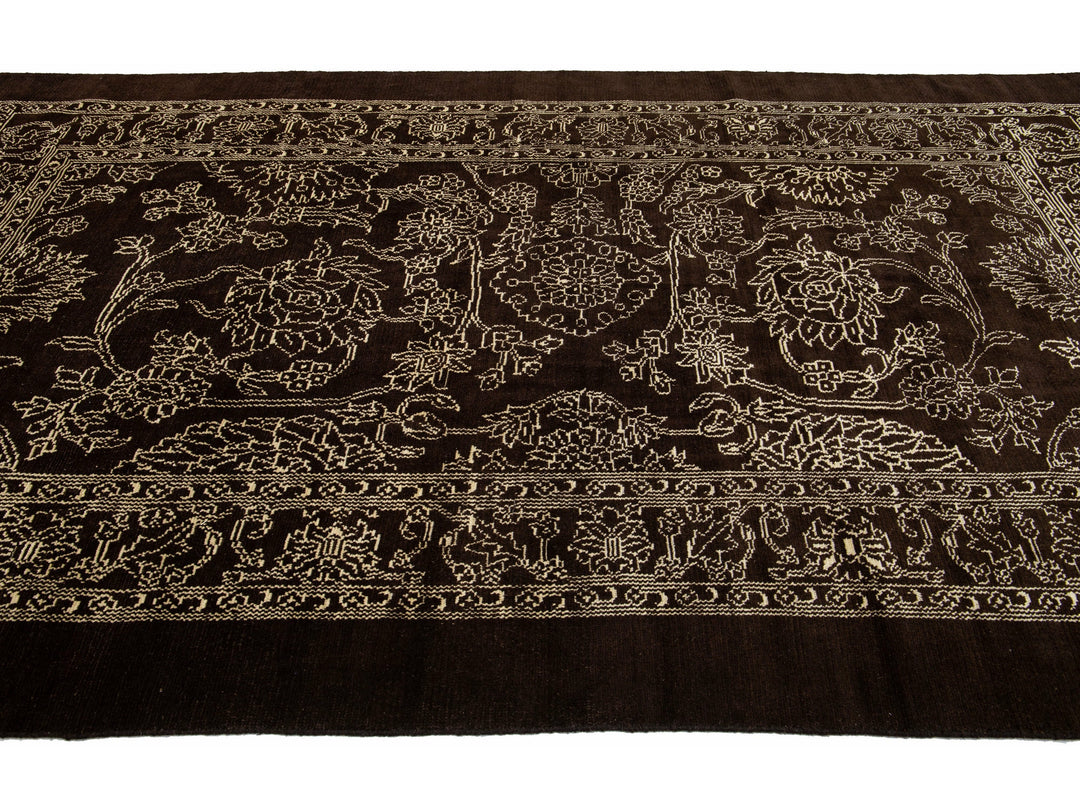 Modern Revival Wool Rug 7 X 12