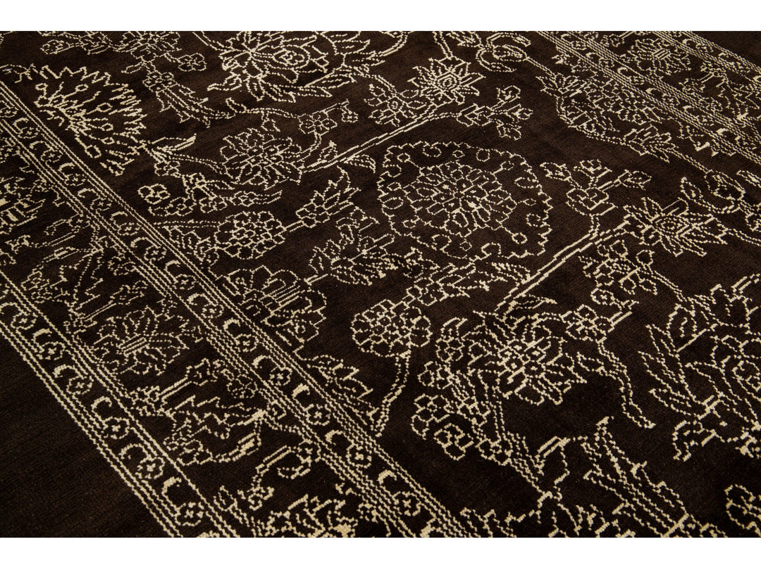 Modern Revival Wool Rug 7 X 12