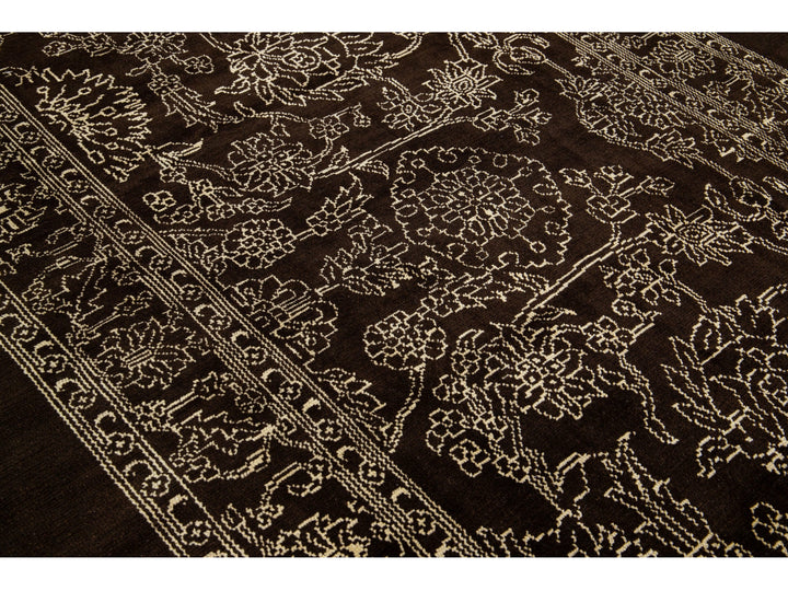 Modern Revival Wool Rug 7 X 12