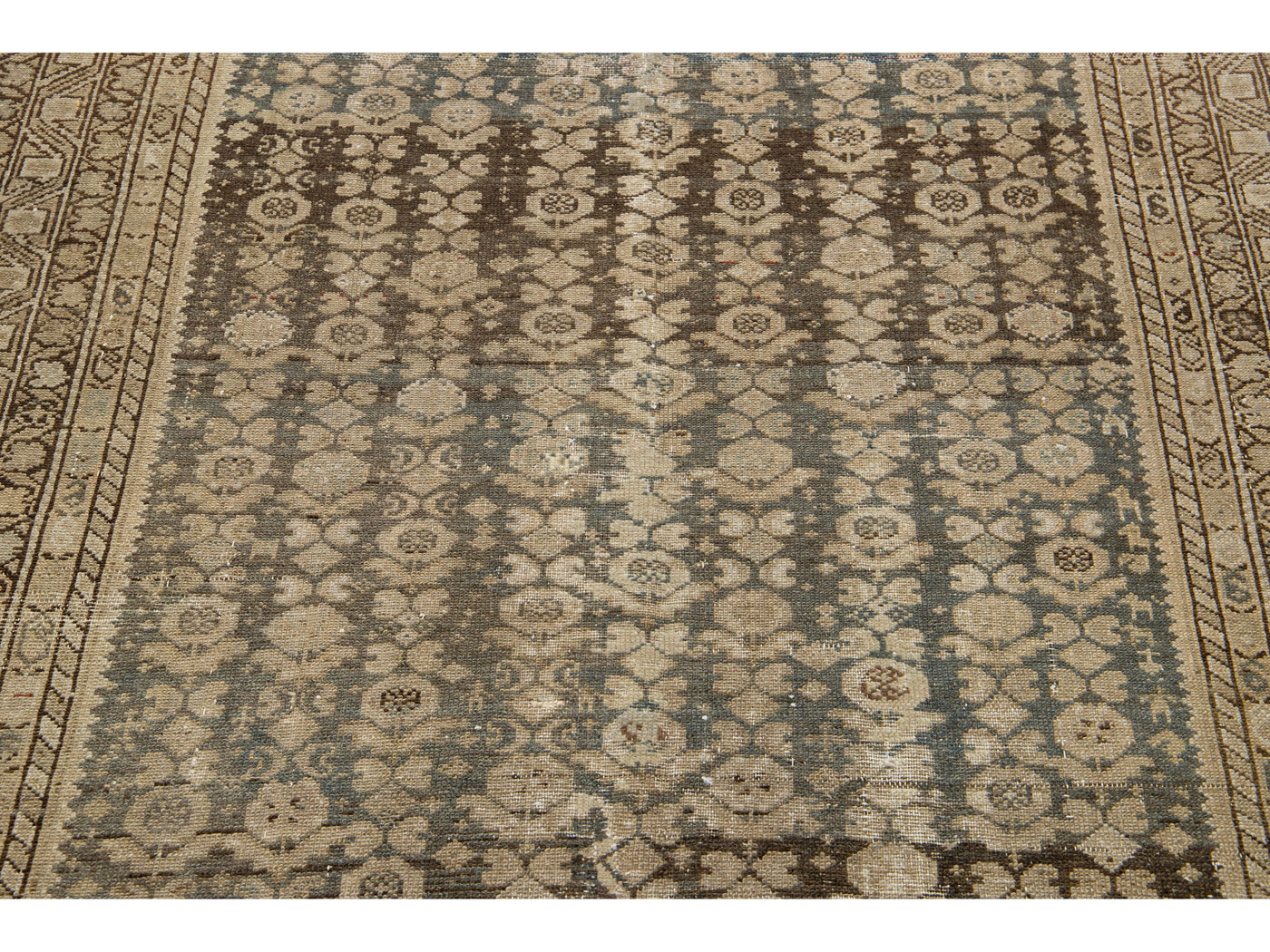 Antique Malayer Wool Runner 5 X 11