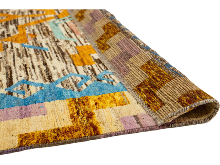 Modern Moroccan Wool Rug 7 X 10