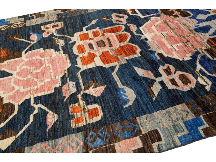 Modern Moroccan Wool Rug 7 X 10