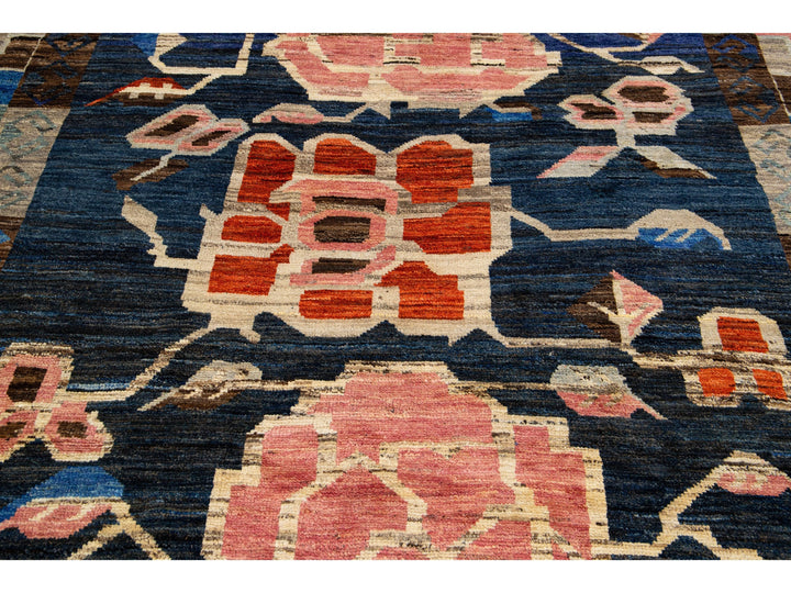 Modern Moroccan Wool Rug 7 X 10