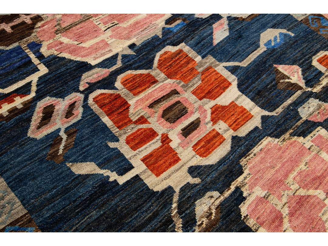 Modern Moroccan Wool Rug 7 X 10