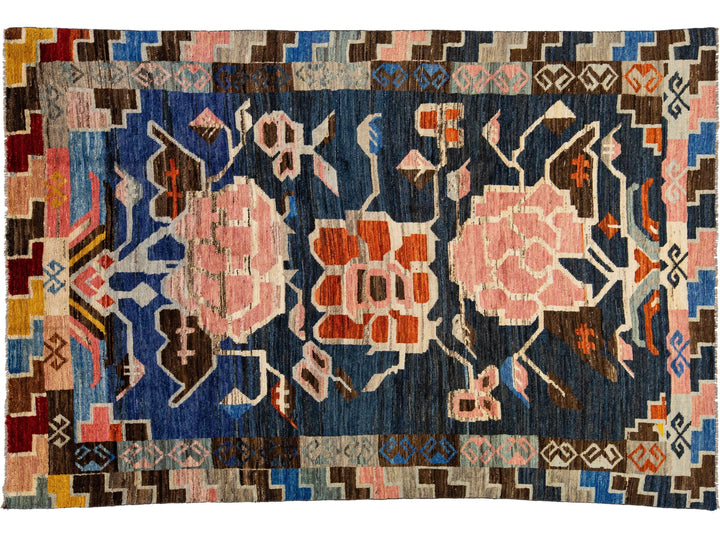 Modern Moroccan Wool Rug 7 X 10