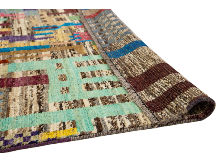Modern Moroccan Wool Rug 7 X 10