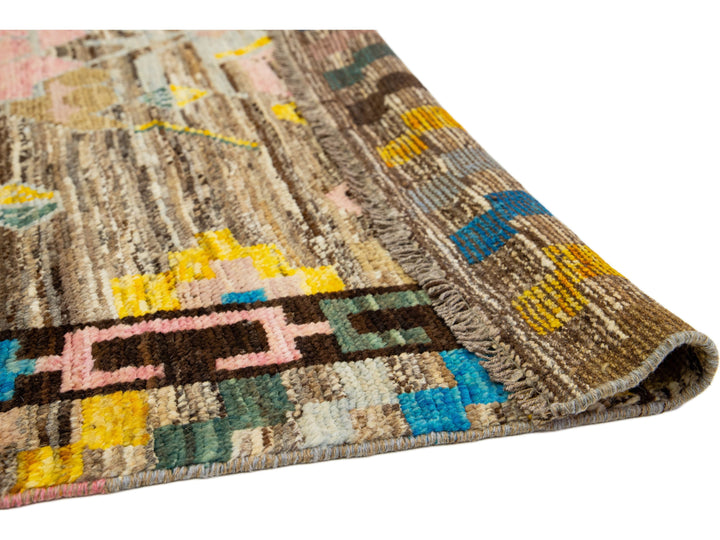 Modern Moroccan Wool Rug 6 X 8