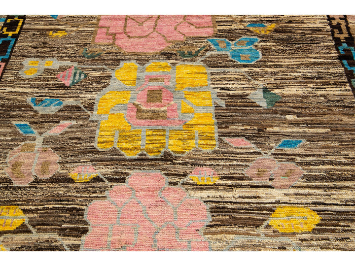 Modern Moroccan Wool Rug 6 X 8