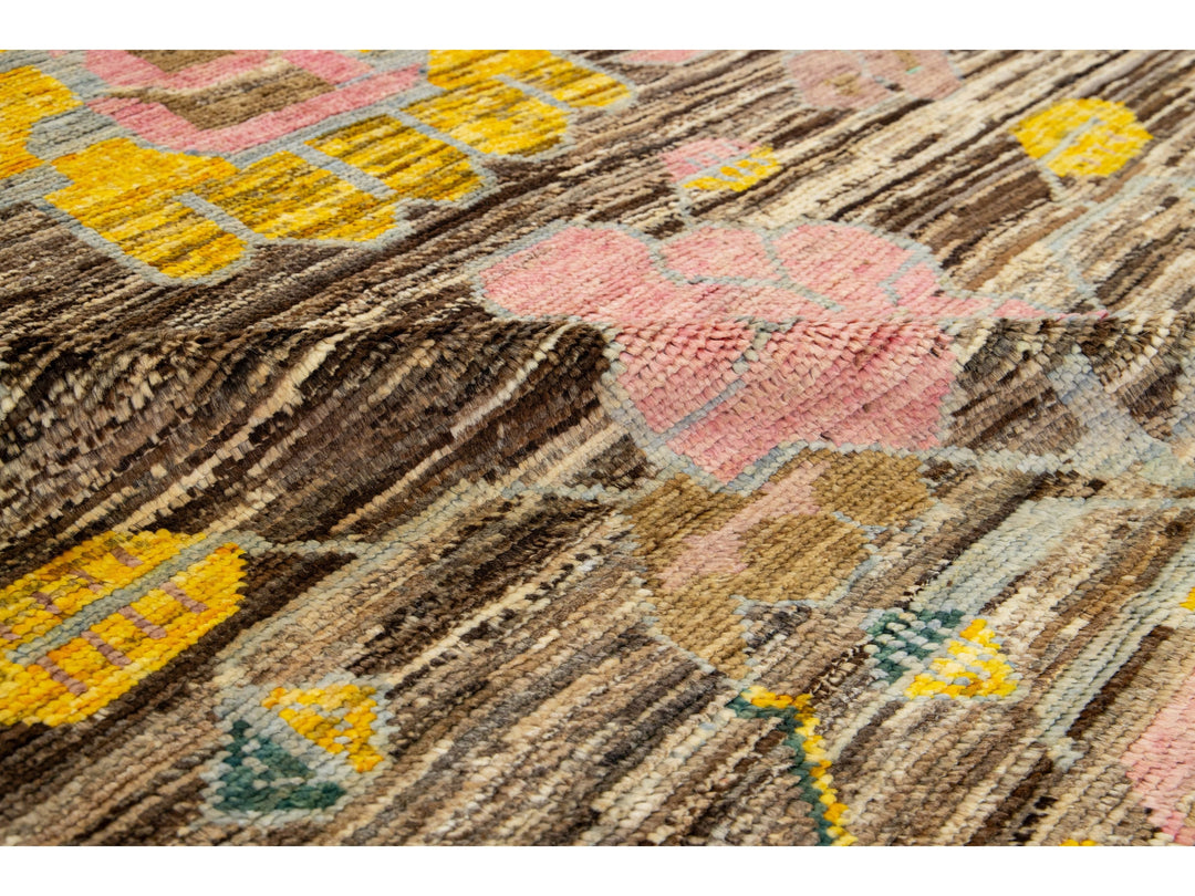 Modern Moroccan Wool Rug 6 X 8