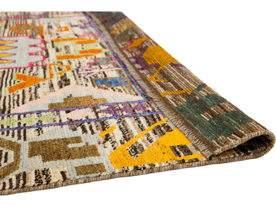 Modern Moroccan Wool Rug 6 X 8