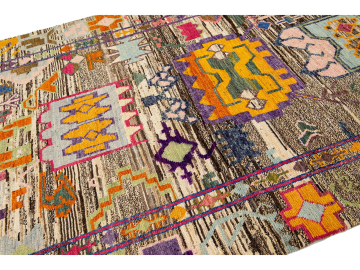 Modern Moroccan Wool Rug 6 X 8