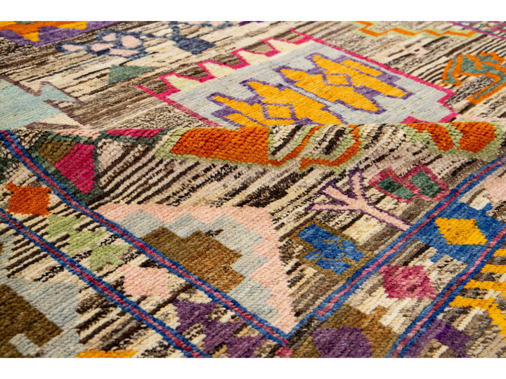 Modern Moroccan Wool Rug 6 X 8