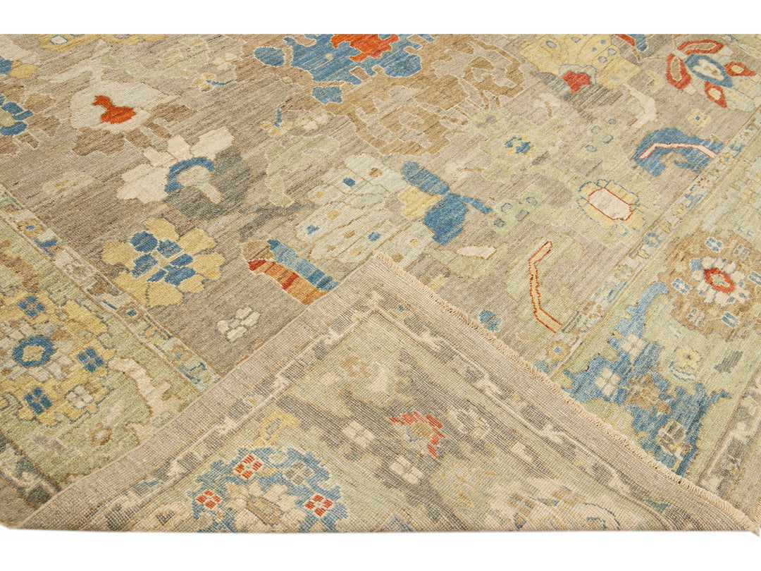 Modern Sultanabad Wool Rug 10 X 12