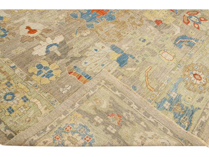 Modern Sultanabad Wool Rug 10 X 12