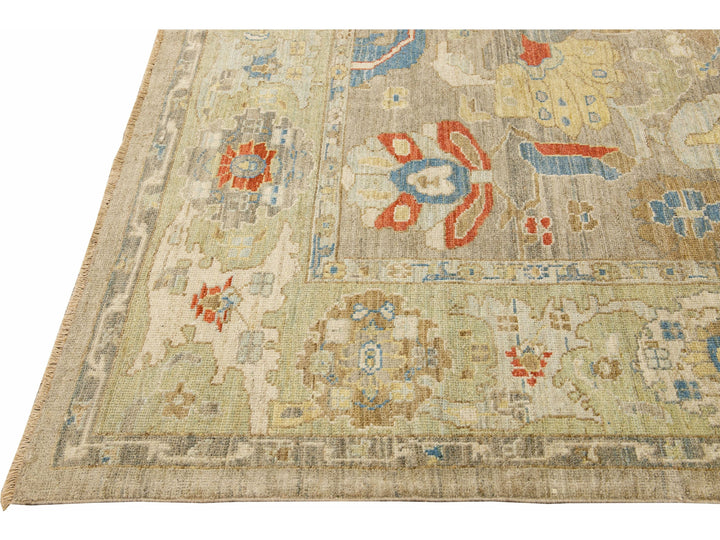 Modern Sultanabad Wool Rug 10 X 12