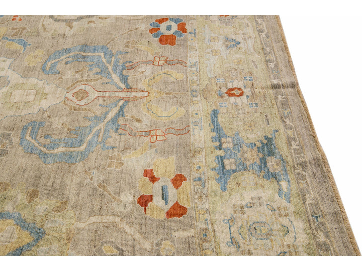 Modern Sultanabad Wool Rug 10 X 12