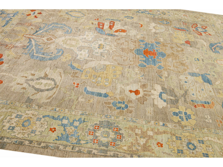 Modern Sultanabad Wool Rug 10 X 12