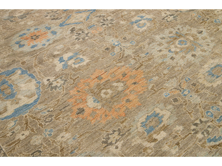 Modern Sultanabad Wool Rug 11 X 14