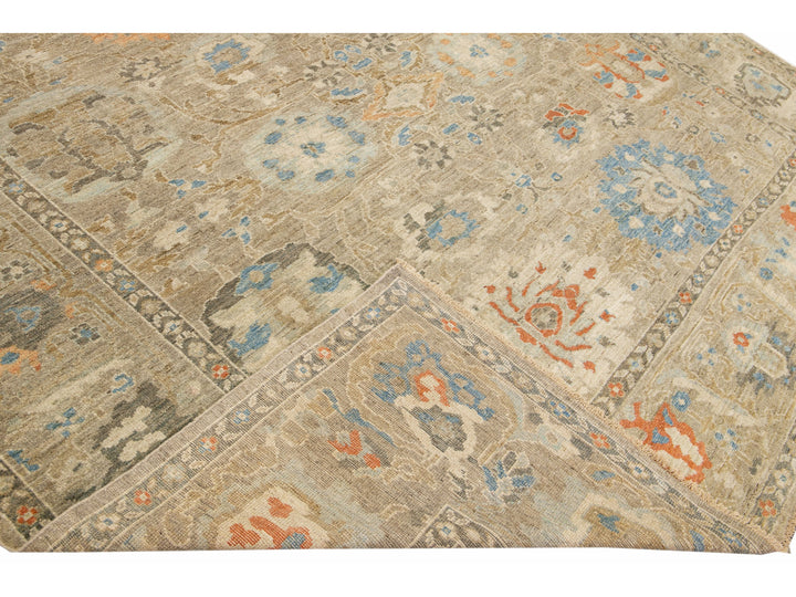 Modern Sultanabad Wool Rug 11 X 14