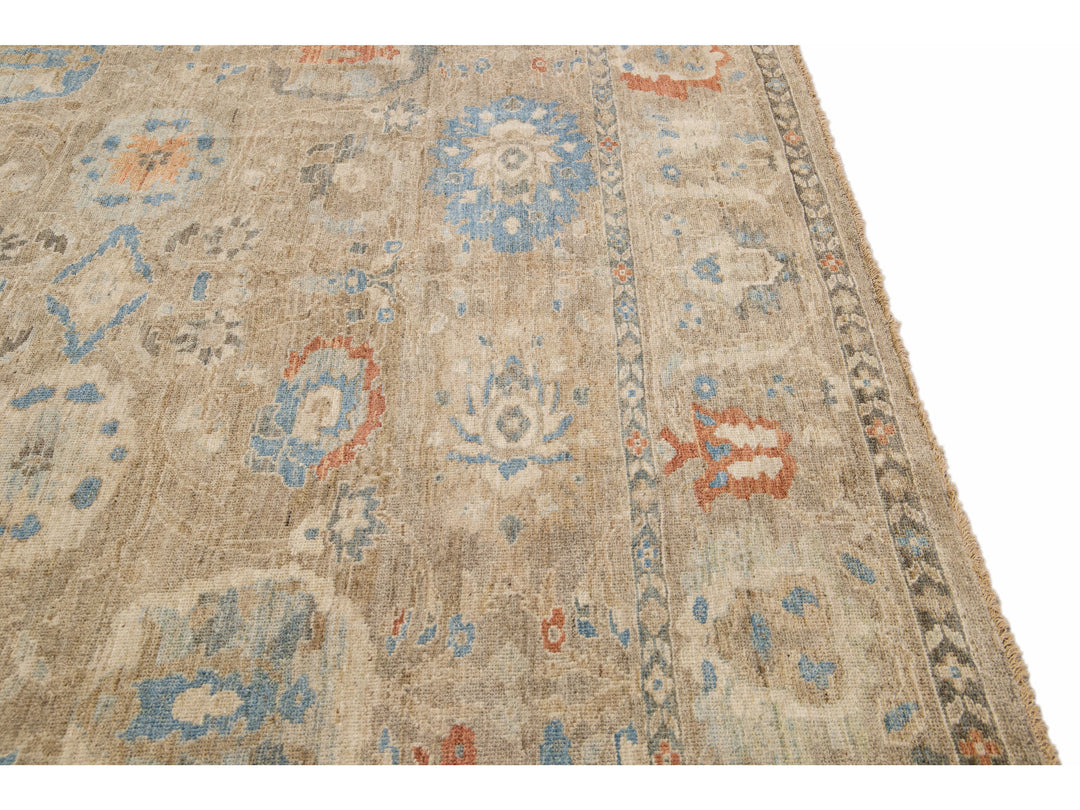 Modern Sultanabad Wool Rug 11 X 14