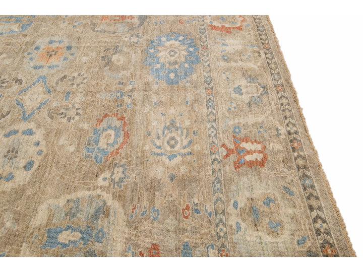 Modern Sultanabad Wool Rug 11 X 14