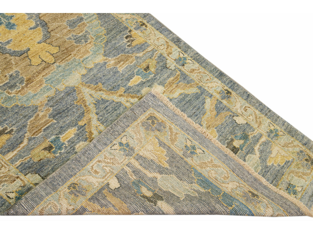 Modern Sultanabad Long Wool Runner 4 X 26