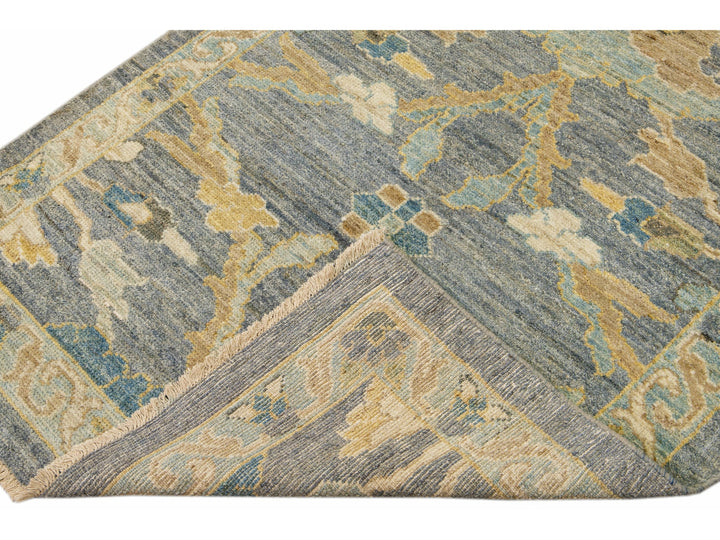 Modern Sultanabad Long Wool Runner 4 X 26