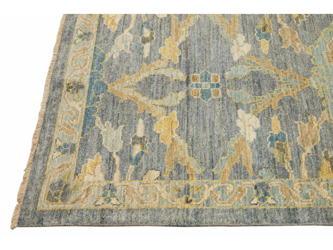 Modern Sultanabad Long Wool Runner 4 X 26