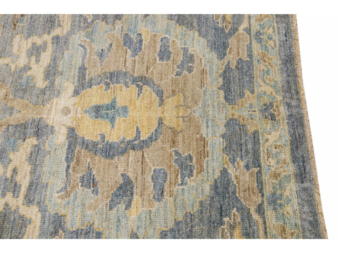 Modern Sultanabad Long Wool Runner 4 X 26