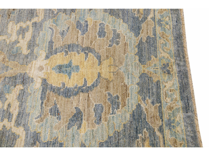 Modern Sultanabad Long Wool Runner 4 X 26
