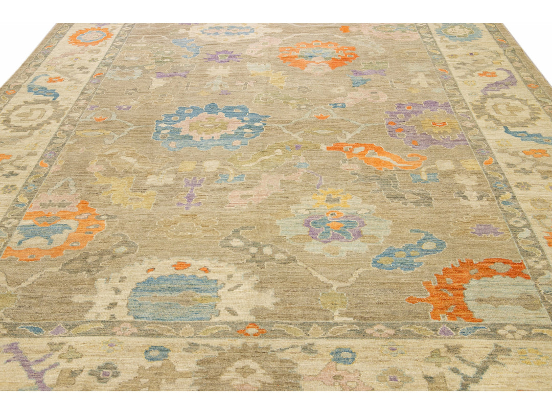 Modern Sultanabad Wool Rug