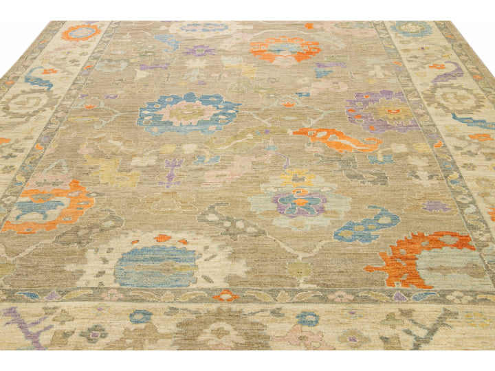 Modern Sultanabad Wool Rug