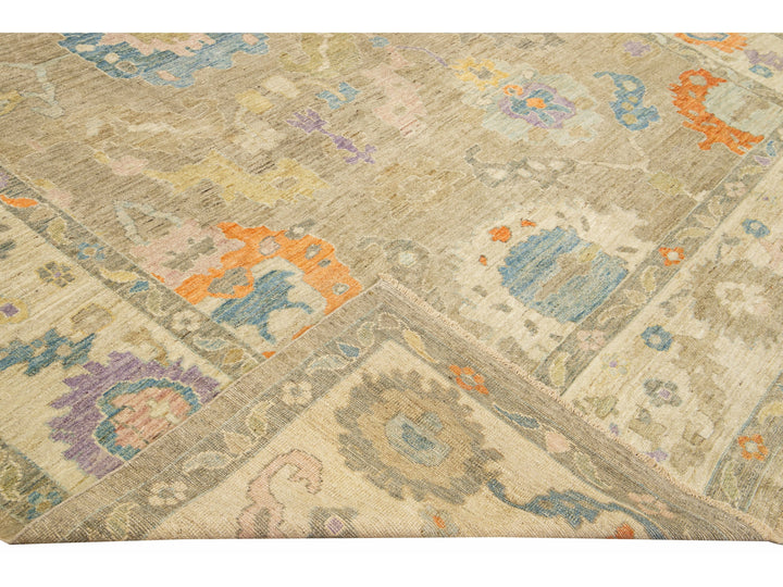 Modern Sultanabad Wool Rug