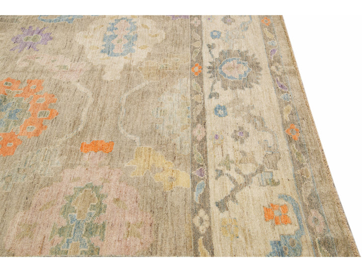 Modern Sultanabad Wool Rug