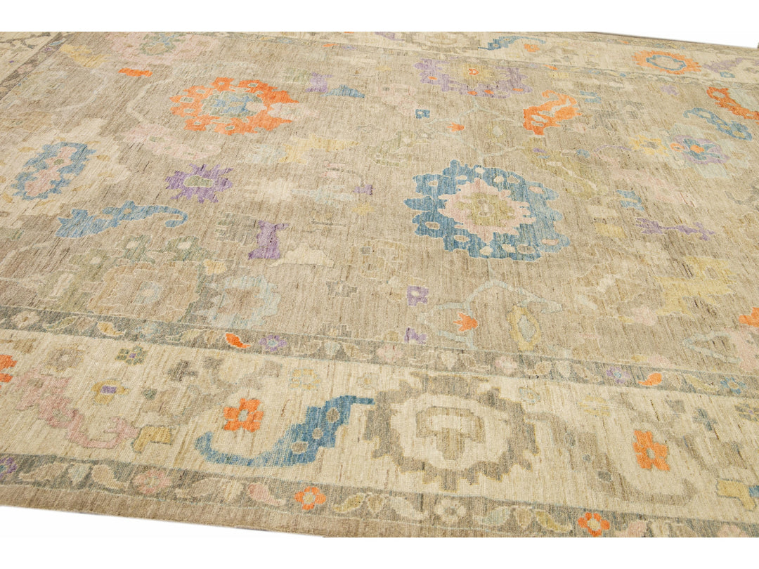 Modern Sultanabad Wool Rug
