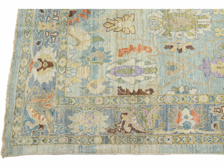 Modern Sultanabad Wool Runner 6 X 19
