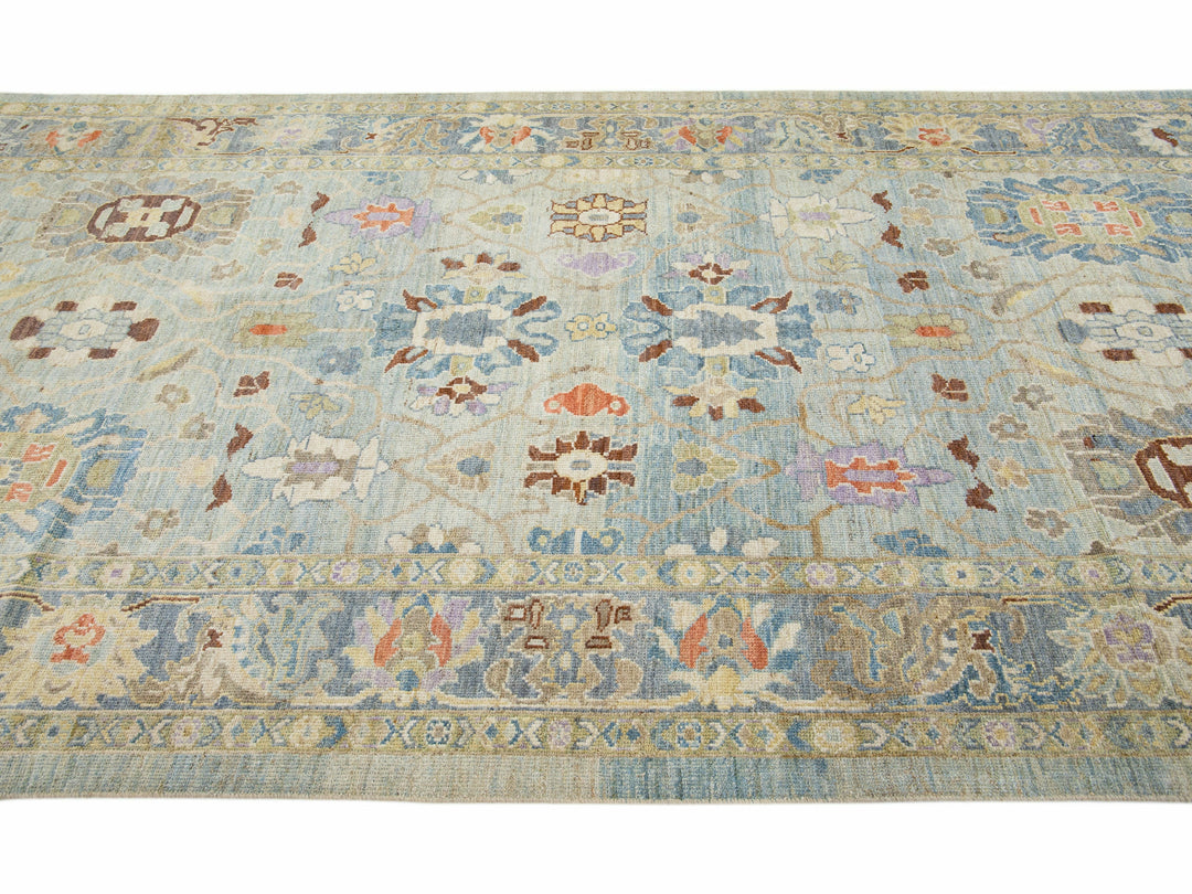 Modern Sultanabad Wool Runner 6 X 19