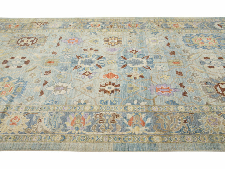 Modern Sultanabad Wool Runner 6 X 19