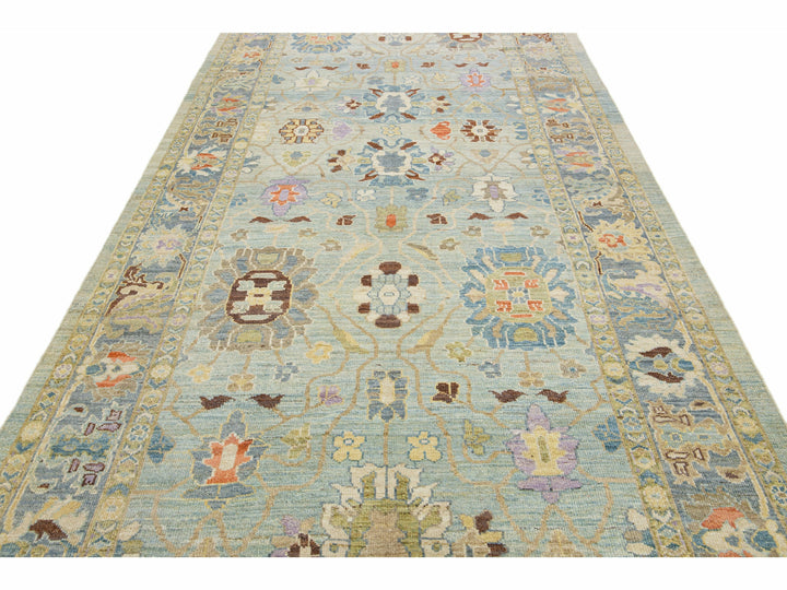 Modern Sultanabad Wool Runner 6 X 19