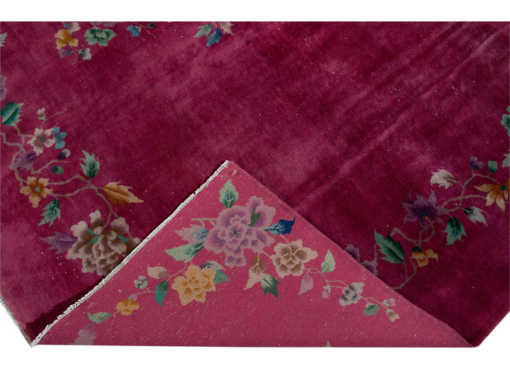 Antique Art Deco Chinese Rug 9 X 11