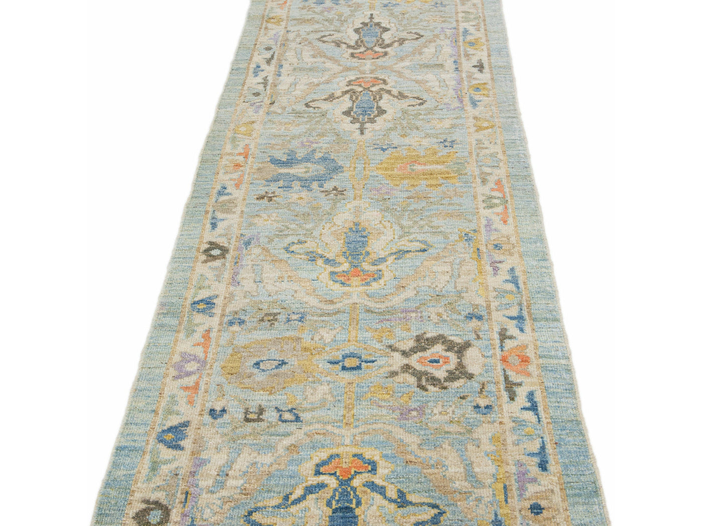 Modern Sultanabad Wool Runner 3 X 16