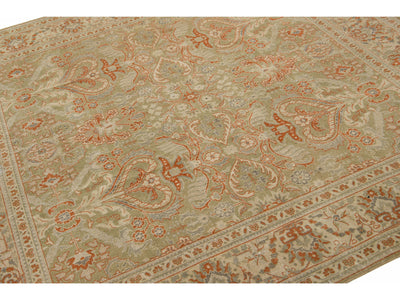 Antique Mahal Wool Rug 7 X 7