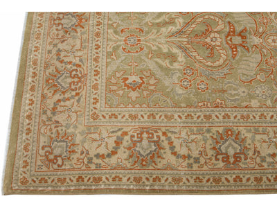 Antique Mahal Wool Rug 7 X 7