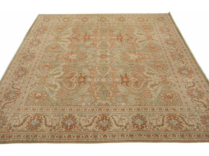 Antique Mahal Wool Rug 7 X 7