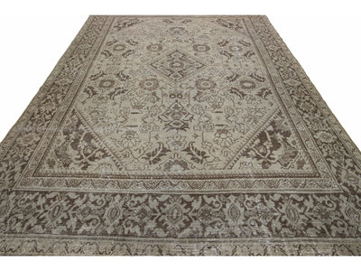 Antique Mahal Wool Rug 9 X 12